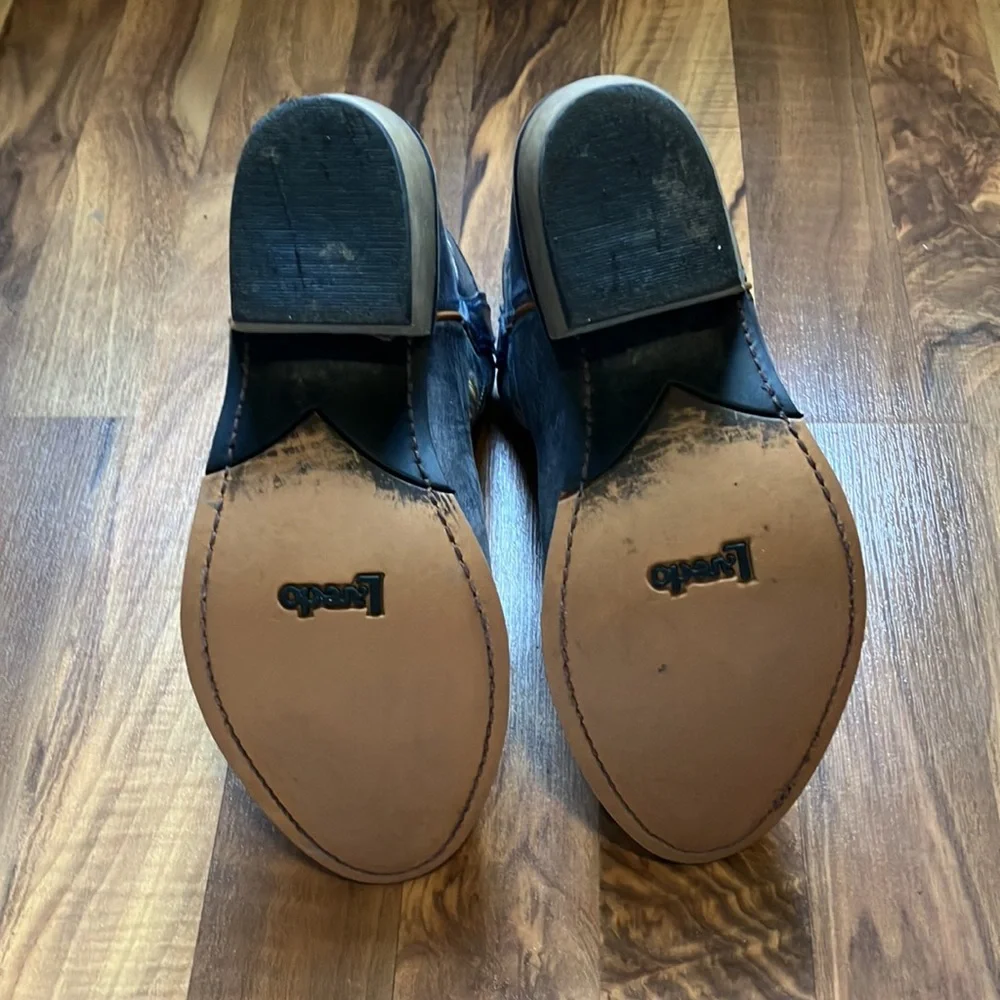 Women’s Blue Laredo Ankle Cowgirl Boots, Size 7.5M - Picture 8 of 9